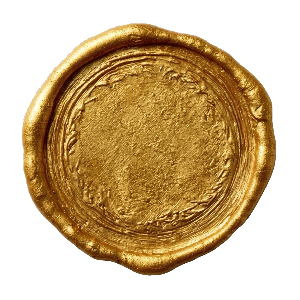 Golden Wax Seal